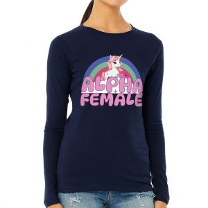 Alpha Female Women's Long Sleeve T-Shirt - Mom Gifts - Fantasy Animal Gift