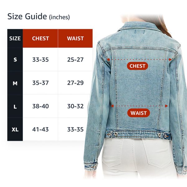 Follow Your Dreams Ladies' Casual Denim Jacket - Unicorn Gift Ideas - Fantasy Unicorn Apparel - Image 5