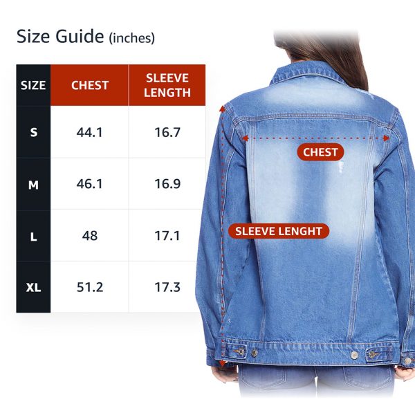 Ask Me About My Unicorn Women's Casual Denim Jacket - Ask Me About My Clothing - Funny Clothing - Image 5